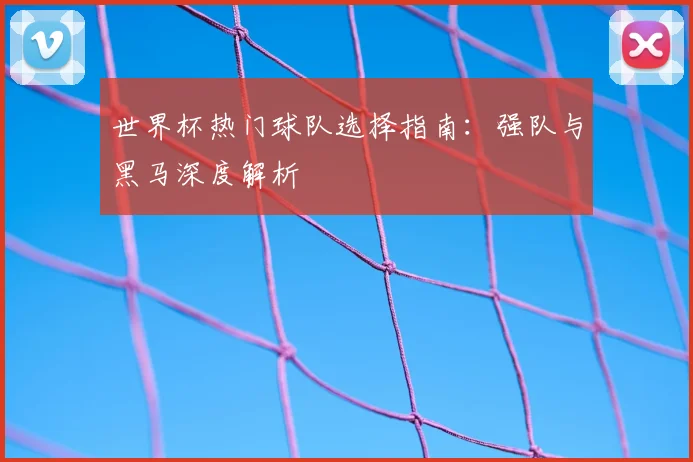 世界杯热门球队选择指南：强队与黑马深度解析